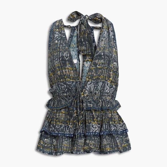 NWOT IRO Ruffled Silk Top - Picture 3 of 7